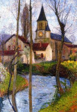 Church in Labastide du Vert Artwork by Henri Martin