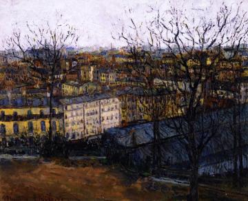 Paris, vue du Square Saint-Pierre Artwork by Maurice Utrillo