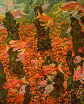 Aquarium Artwork by Theo van Rysselberghe