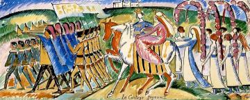 Joyful Procession (study) Artwork by Alice Bailly