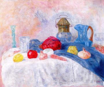 Still Life With Lantern Artwork by James Ensor
