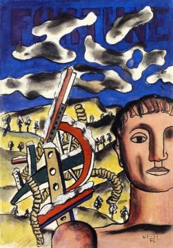 The Combatant Artwork by Fernand Léger