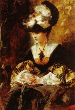Portrait of Countess Palffy Artwork by Hans Makart