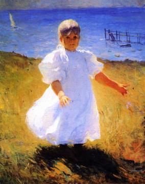 Child in Sunlight Artwork by Frank Weston Benson