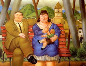 In The Park Artwork by Fernando Botero