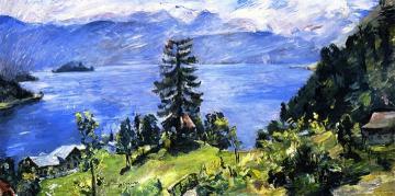 Walchensee Panorama Artwork by Lovis Corinth