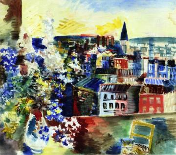 View From The Studio Of Jean Dufy Artwork by Jean Dufy