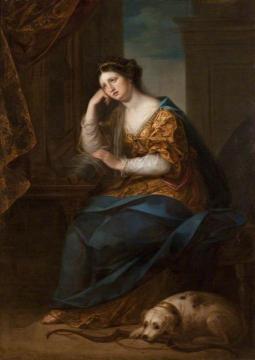 Penelope at Her Loom Artwork by Angelica Kauffmann