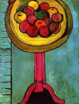 Bowl Of Apples On A Table Artwork by Henri Matisse