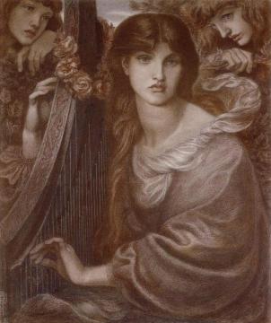 La Ghirlandata Artwork by Dante Gabriel Rossetti