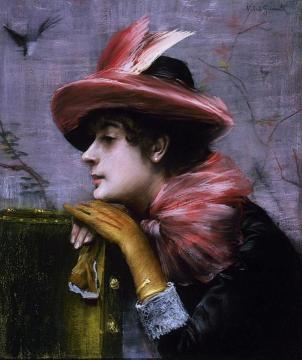 A Portrait Of Anna Goeneutte Artwork by Norbert Goeneutte