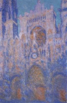 Rouen Cathedral, Symphony in Grey and Rose Artwork by Claude Oscar Monet