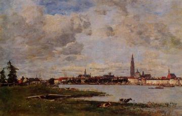 Anvers, la tete de Flandres Artwork by Eugène-Louis Boudin