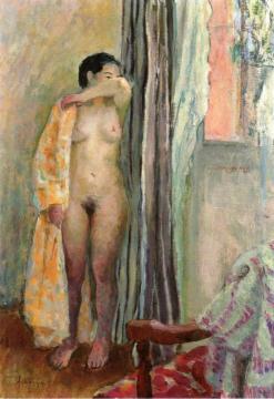 Nude Leaving the Bath Artwork by Henri Lebasque