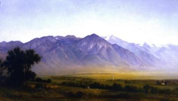 Indian Camp At The Base Of The Wasatch Range Artwork by Gilbert Munger