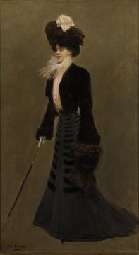 Une Parisienne Artwork by Jean Georges Beraud