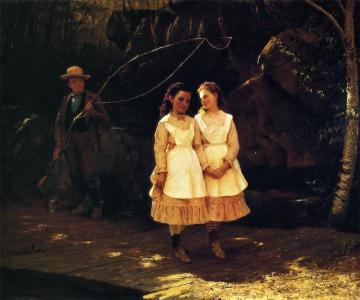 We Can't Be Caught Artwork by John George Brown