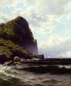 Brundith Head, Grand Manan Artwork by Alfred Thompson Bricher