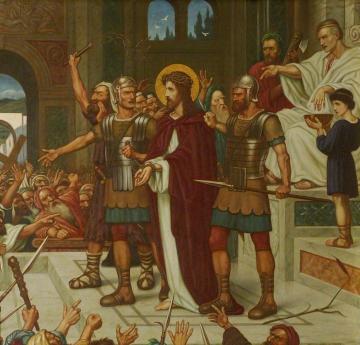 Jesus Christ Condemned To Death Artwork by Edward Arthur Fellowes Prynne