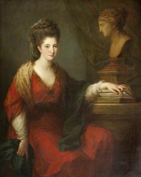 Frances Ann Acland, Lady Hoare Artwork by Angelica Kauffmann