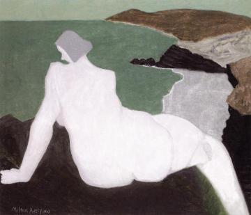 Nude on the Beach Artwork by Milton Avery