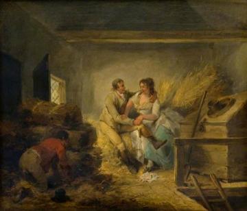 Lovers Observed Artwork by George Morland