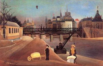 Ile Saint-louis And Notre-dame De Paris Artwork by Henri Rousseau