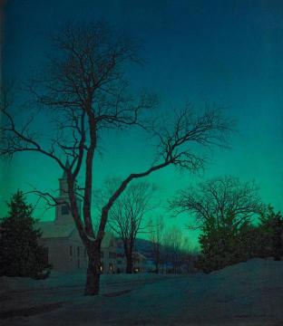At Close Of Day Artwork by Maxfield Parrish