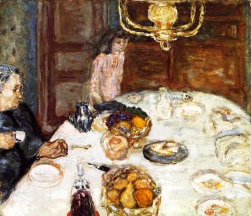 Lunch at Le Grand Lamps Artwork by Pierre Bonnard