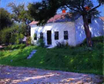 Roadside Cottage Artwork by Dennis Miller Bunker