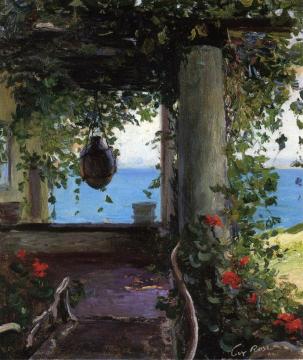 La Jolla Arbor Artwork by Guy Orlando Rose