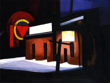 Roosevelt Laundry Artwork by Oscar Bluemner