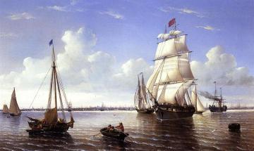 Boston Harbor Artwork by William Bradford
