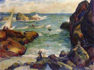 Seascape Artwork by Leon Kroll