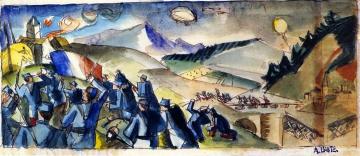 War: The Attack Artwork by André Lhote