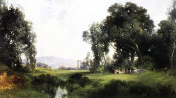 The Picnic Artwork by Thomas Moran