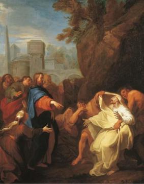 The Resurrection of Lazarus Artwork by Louis de Boullogne the Younger
