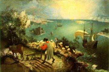 Landscape with the Fall of Icarus Artwork by Pieter Bruegel the Elder