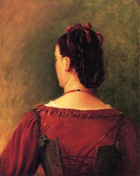 Head of a Roman Woman, from Nature Artwork by Thomas Cole