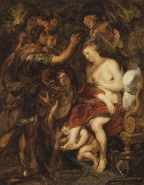 The Crowning of Roxana Artwork by Peter Paul Rubens