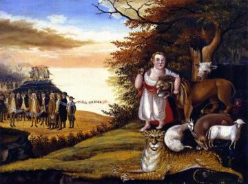 Peaceable Kingdom Artwork by Edward Hicks