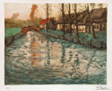 River Artwork by Fritz Thaulow
