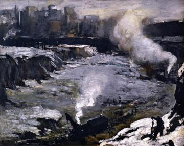 Pennsylvania Excavation Artwork by George Wesley Bellows