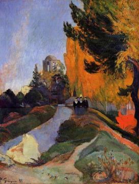 Les Alyschamps Artwork by Paul Gauguin