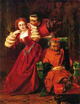 Scene From The Two Gentlemen Of Verona Artwork by Alfred Elmore