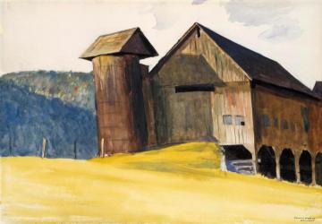 Barn and Silo, Vermont Artwork by Edward Hopper