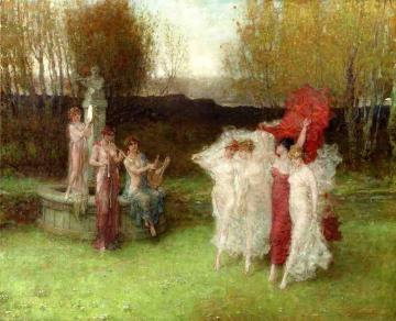 A Tanagraean Pastoral Artwork by George Henry Boughton