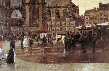 The Dam Artwork by George Heidrik Breitner