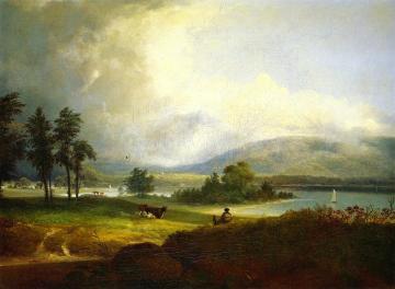 Hudson River near West Point Artwork by Alvan Fisher