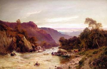 Rydal Water from Ambleside Artwork by Alfred de Breanski, Sr.